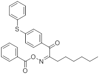 1-4-(Feniltio)fenil-1,2-oktándion-2-(O-benzoil-oxim) CAS: 253585-83-0